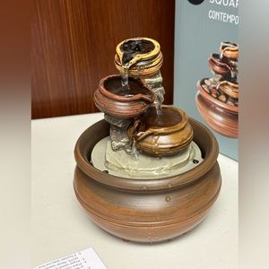 New Contemporary Fountain 3 Tiering Pots